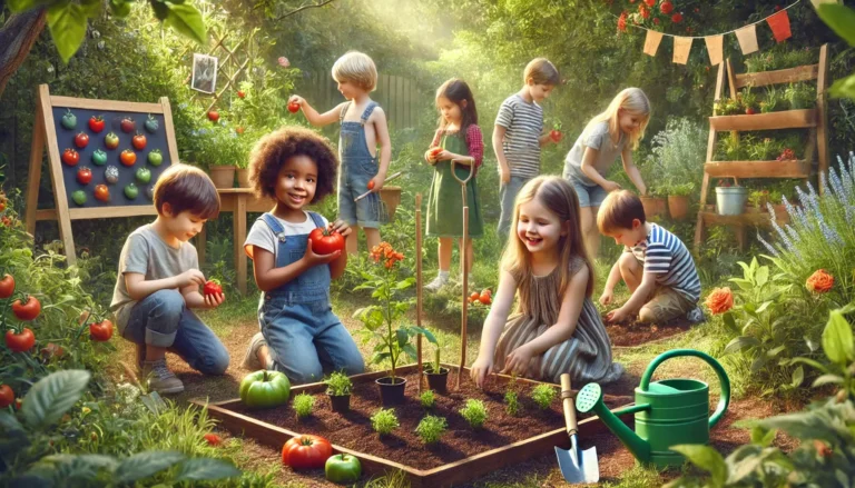 Jardinagem Infantil: Como Melhorar a Autossuficiência e a Confiança das Crianças